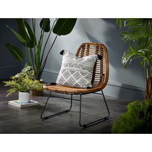 Wicker shop slipper chair